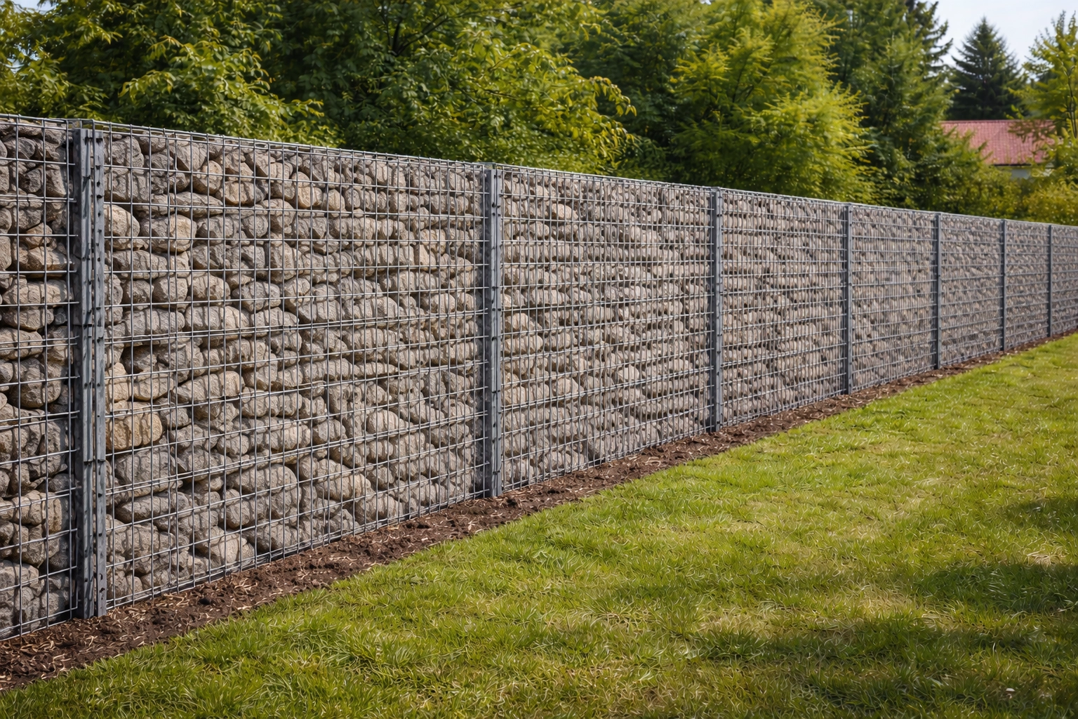 Gabionové oplocení